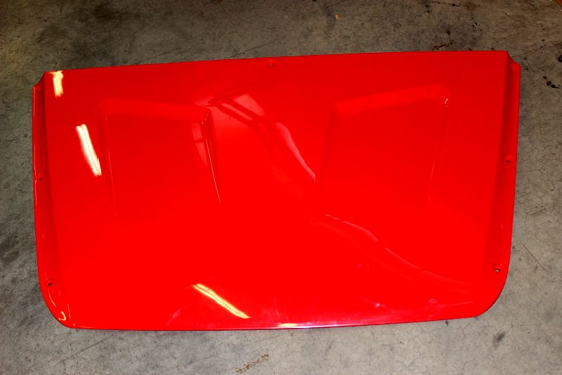 капот пластиковый (красный) - CF500-3