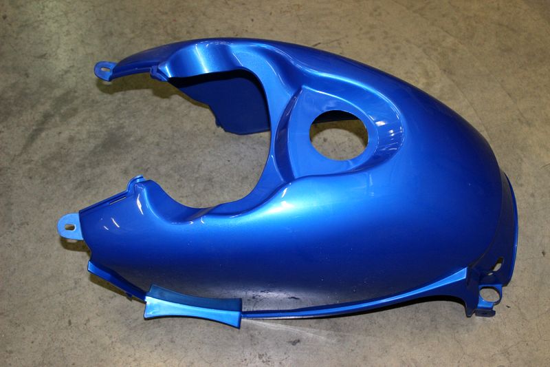 облицовка бензобака верхняя задняя (синий) - CF500